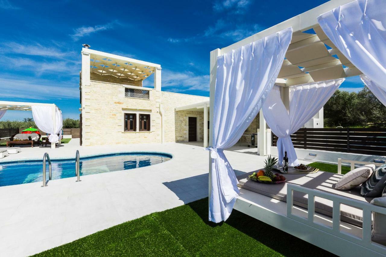 Caramel Villa, With 40M2 Pool & Spa Whirlpool, By Thinkvilla Pánormos المظهر الخارجي الصورة