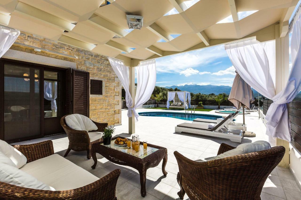 Caramel Villa, With 40M2 Pool & Spa Whirlpool, By Thinkvilla Pánormos المظهر الخارجي الصورة
